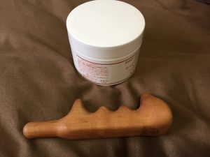 foot massage stick and cream