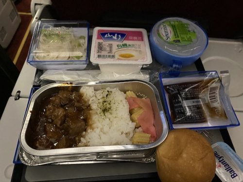 香港航空搭乗記機内食